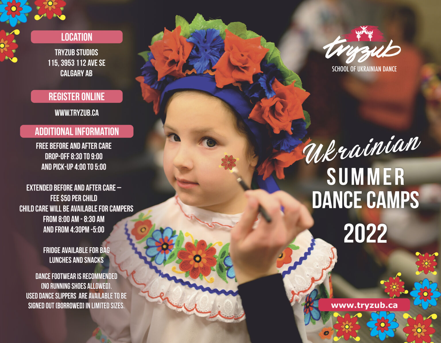 Tryzub Ukrainian Summer Dance Camps 2022 Alberta Ukrainian Dance